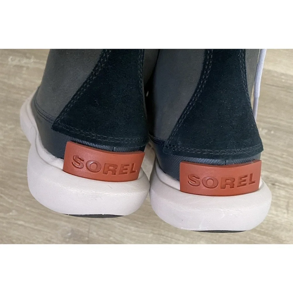 SOREL US 6 EU 37  Explorer II Joan Felt‎ Winter Boots Jet Vapor New Gray Shoes